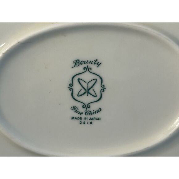 EUC Harmony House Bounty Gravy Boat w/ Attached Underplate Fine China 2516 Japan - Picture 4 of 14